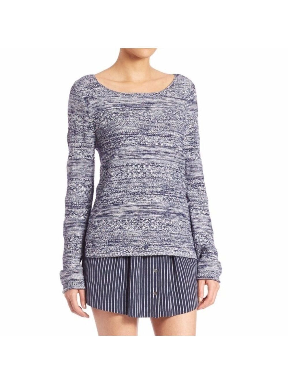 JOIE | Feria Blue Spacedye linen blend sweater